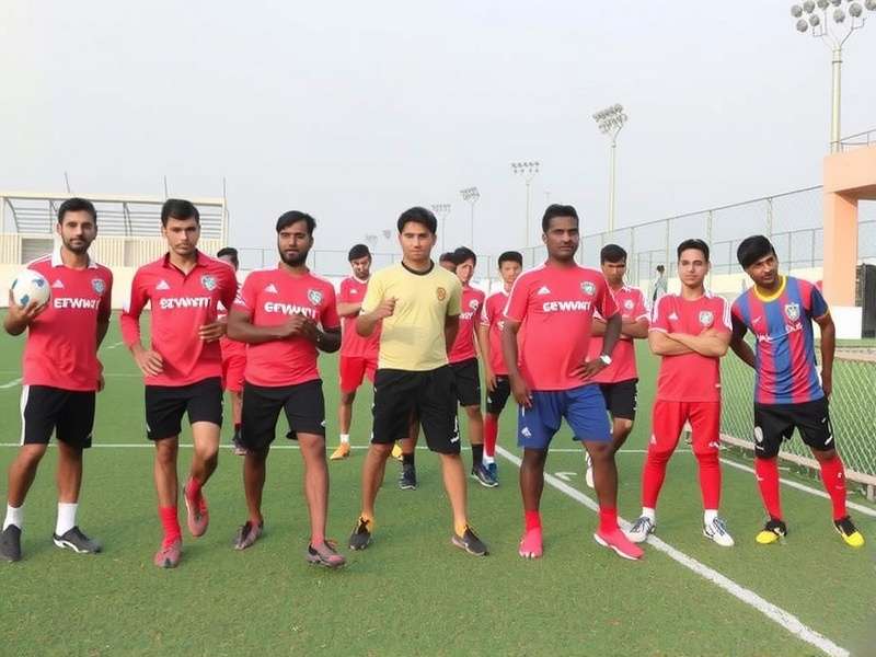 Youth Football Academy Training Session