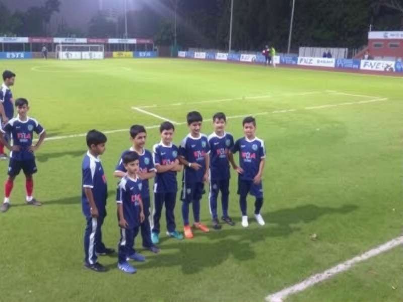 SP Kalyani Football Academy Team Huddle